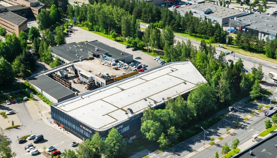 Lagerfastigheten Malminkartanontie 1 i Helsingfors, Finland. Foto: Stendörren