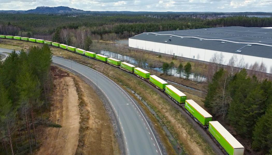 Tåget körs helt i egen regi. Foto: Bring