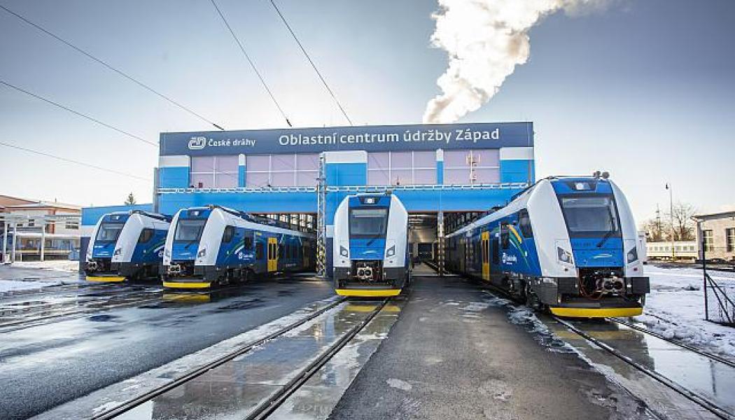 Tågdepå för České dráhy i Plzeň-regionen Foto: Michal Málek / České dráhy