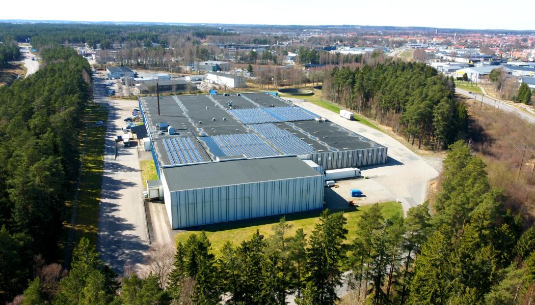 Fastigheten Taggsvampen 1 i Lidköping har en total area om 71 300 kvm med en uthyrningsbar area på cirka 16 000 kvm. Foto: Kilenkrysset