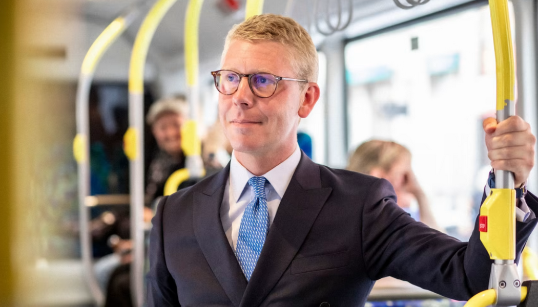 Kristoffer Tamsons (M), ordförande för SL. Foto: SL