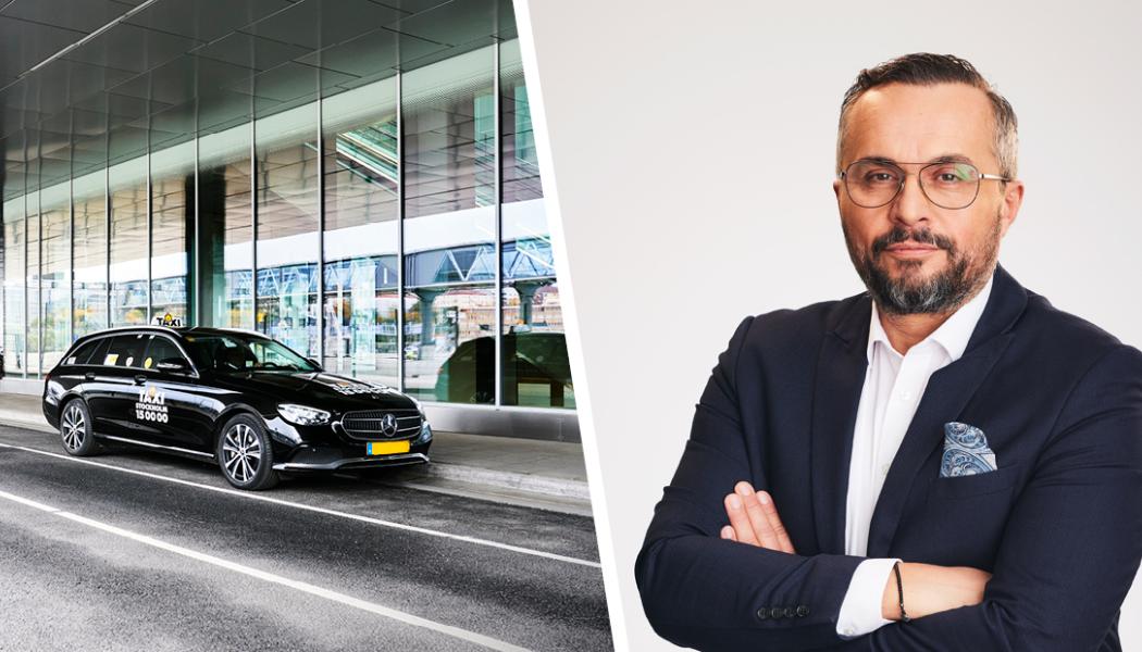 Dimitrios Nikopoulos, ordförande Taxi Stockholm. Foto: Taxi Stockholm