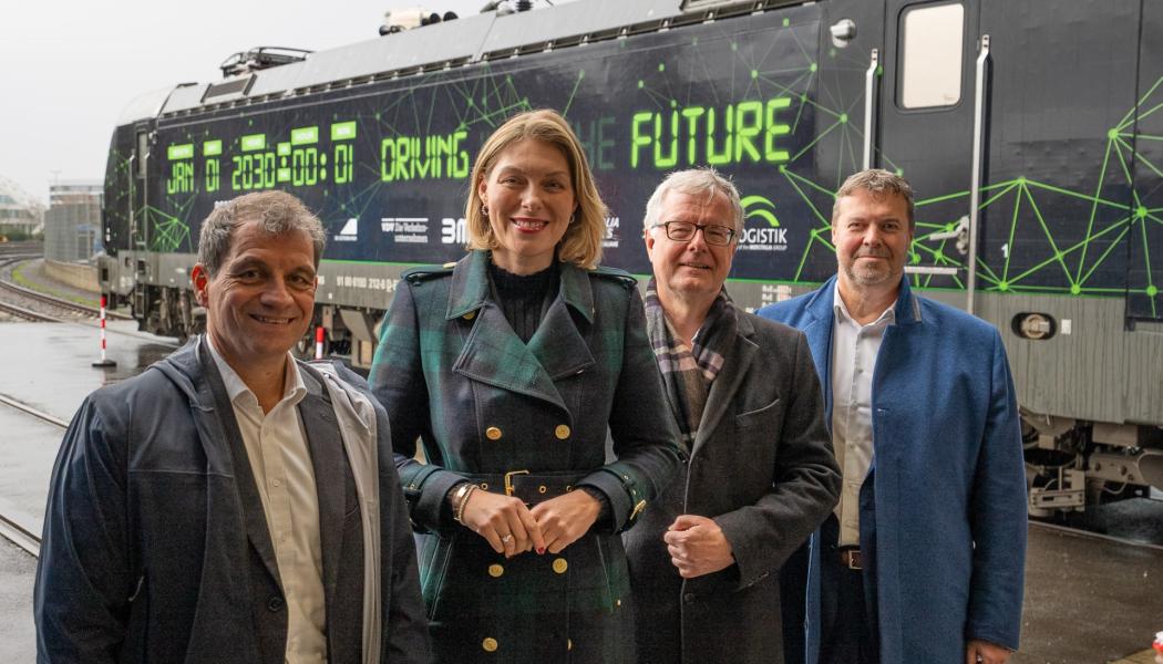 The specially branded freight loco_Foto: TX Logistik