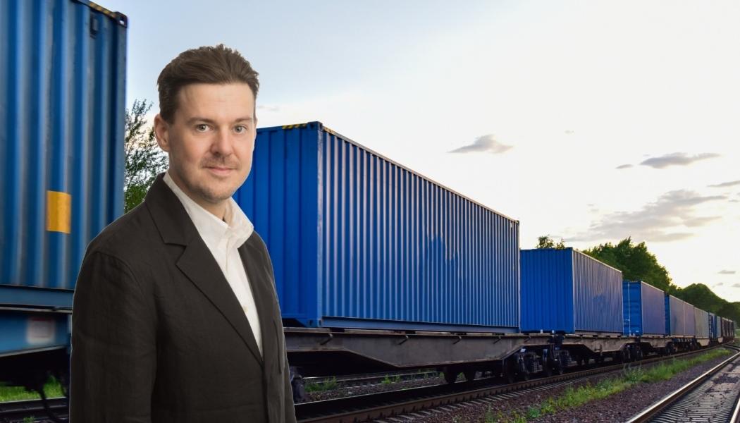 Theodor Andreasson, marknadschef på Nurminen Logistics. Bild: Nurminen Logistics