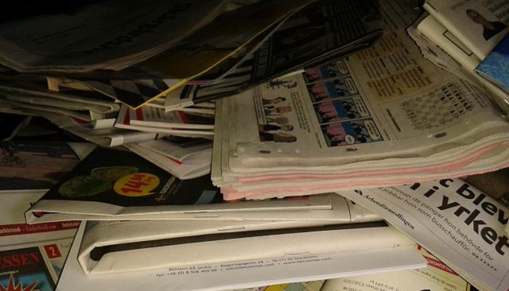 Tidningar. Foto: Creative Commons
