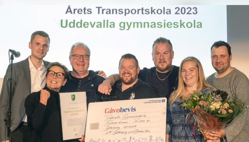 Förra året blev Uddevalla gymnasieskola Årets Transportskola. Vilken skola får utmärkelsen i år? Åtta finalskolor är utsedda och har möjlighet att ta hem titeln i oktober. Foto: Liza Simonsson.