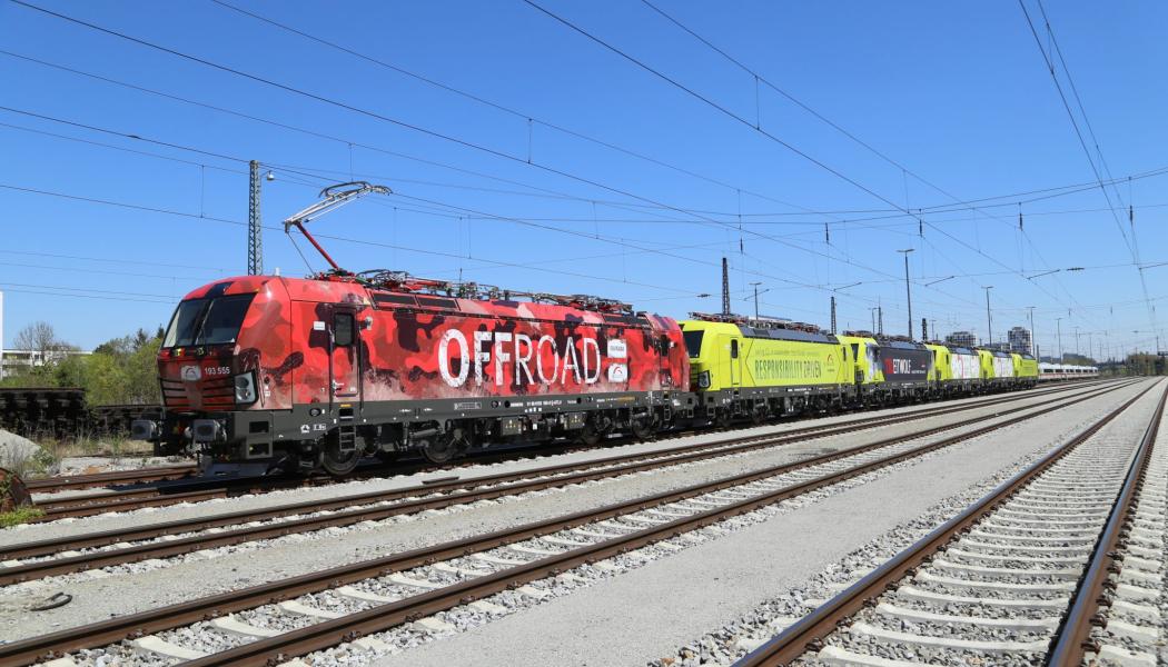 Genom att flytta en större del av transportsträckan till järnväg hoppas företagen i Europa kunna minska belastningen på vägnätet samtidigt som transporternas klimatpåverkan reduceras.   Foto: Tyska TX Logistik 
