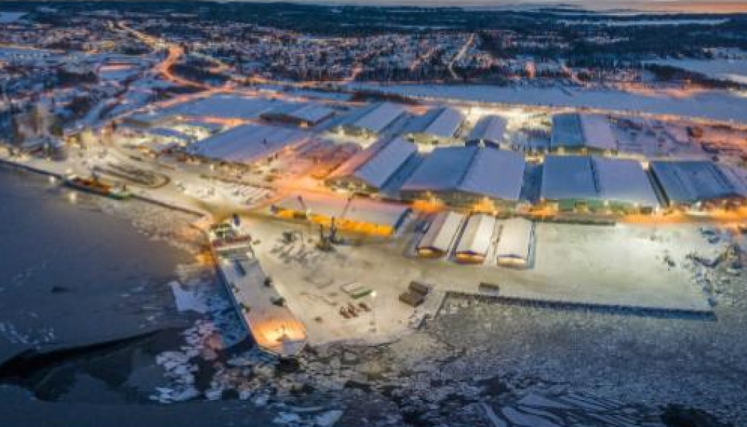 Umeå hamn december 2023. Fotograf: Fredrik Larsson.