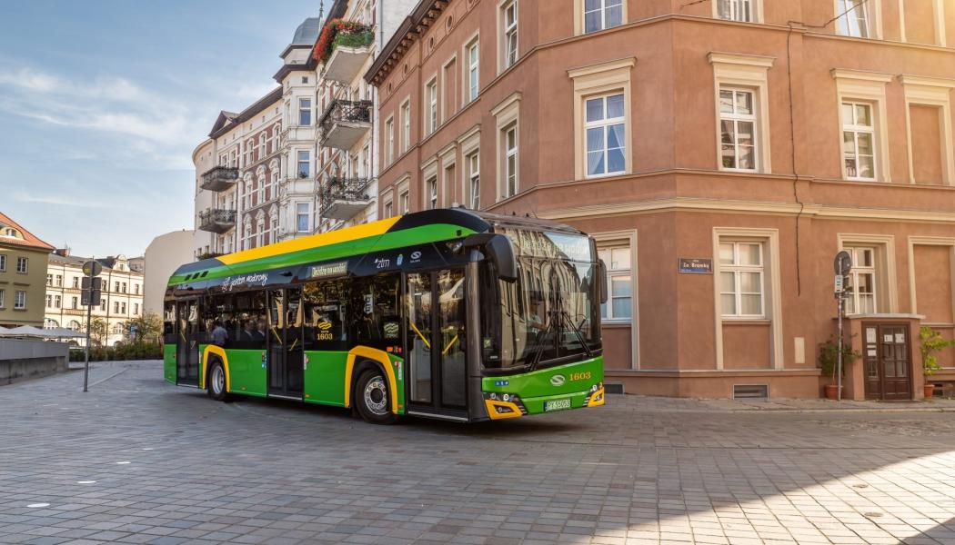 MPK Poznańs fordonsflotta består för närvarande av över 300 Solaris-bussar, varav 58 är elektriska och 25 drivs med vätgas. Foto: Solaris Bus & Coach