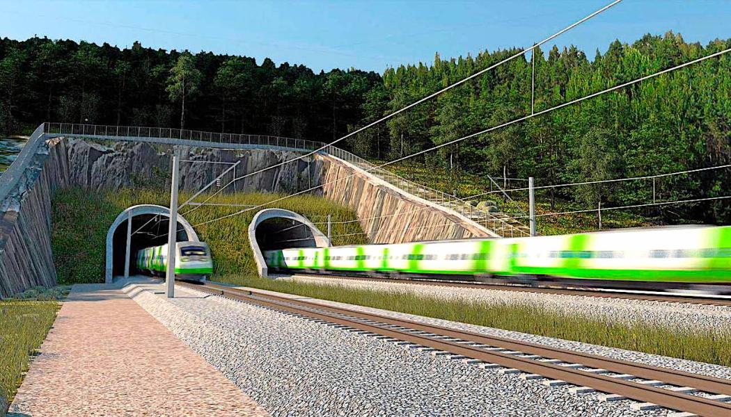 Västbanan är en delvis dubbelspårig tågförbindelse som byggs mellan Helsingfors och Åbo och som gör resorna mer tillförlitliga och erbjuder nya möjligheter till mobilitet, tillväxt och utveckling. Den nya banan medför en snabbare och smidigare förbindelse, men den för också alla orter längs banan närmare huvudstadsregionen och skapar ett arbetsmarknadsområde för 1,5 miljoner finländare i västra delen av södra Finland. Foto: Finlands Trafikverk - Väylävirasto