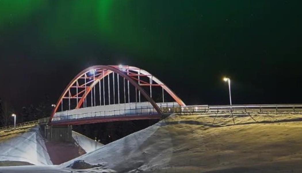 Norrbotniabanan i Umeå Foto: Trafikverket