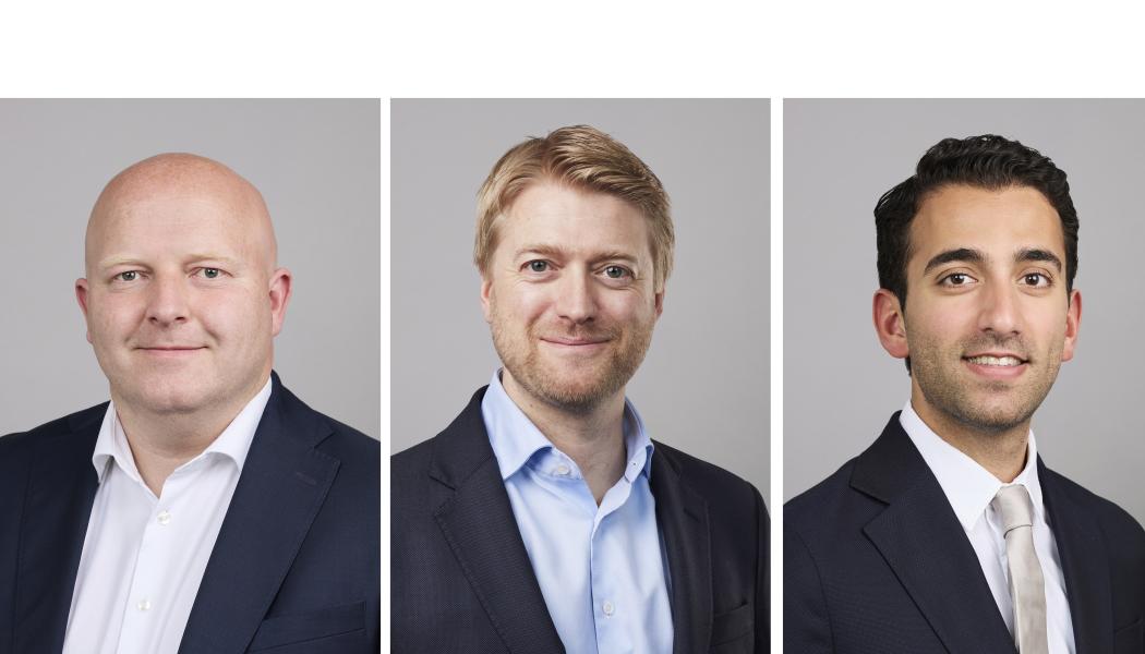 Jacob Rasmussen, John Clements och Fredrik Salman. Foto: Verdion