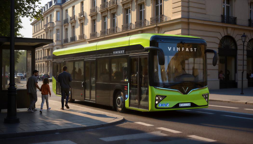 VinFast kommer att presentera sina nya elbussmodeller på Busworld Europe 2025 Bild: Vinfast