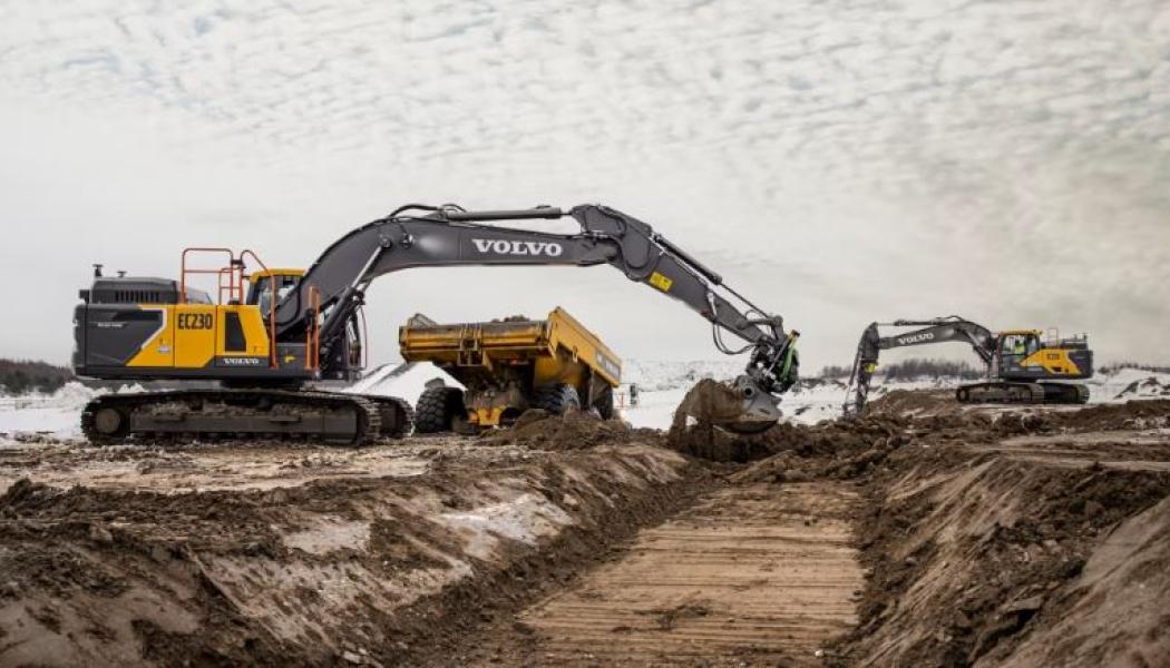 EC230 Electric lanseras i Europa. Foto: Swecon