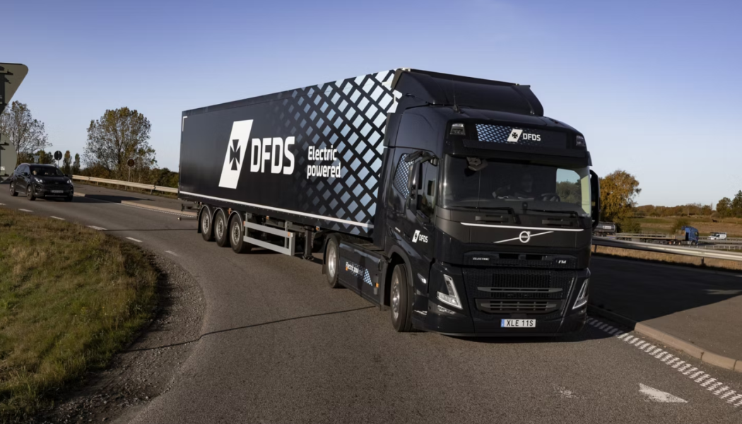 DFDS har nu lagt beställningar på totalt 225 elbilar hos Volvo. Logistic Division på DFDS.