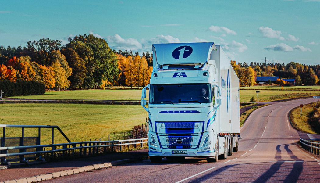 De nya gasdrivna lastbilarna är ett steg mot hållbarare transporter. Foto: Tempcon