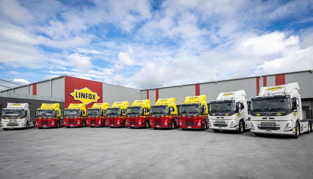 Volvo har fått en order på 30 ellastbilar från Linfox, ett internationell logistikföretag med huvudkontor i Australien. Fotograf: Volvo Trucks