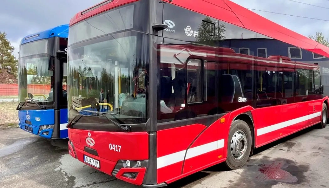 Utöver 81 nya elbussar från Solaris köper VR i Tyresö in 14 ledbussar från MAN som drivs på förnybar HVO-diesel. Foto: VR