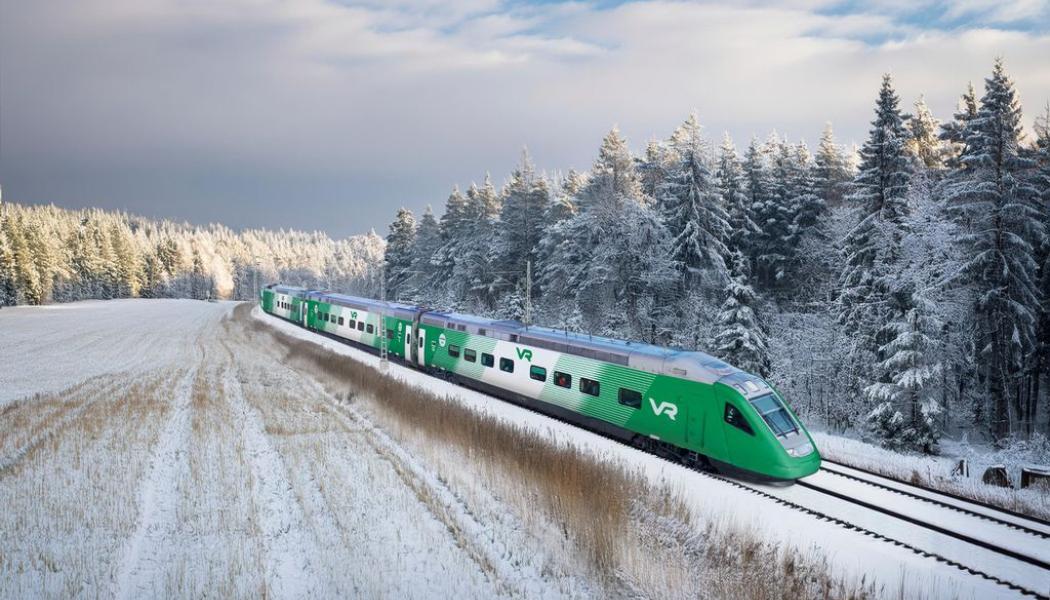 VR:s Pendolino Plus-tåg startar mellan Helsingfors, Åbo och Uleåborg