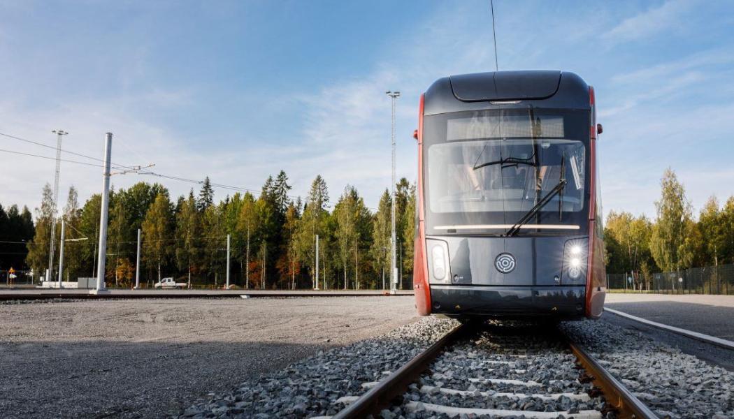 Tammerfors spårväg planerar att utvidgas i riktning mot stadsdelen Vuores. Sweco tar fram den nya huvudplanen. Foto: Pasi Tiitola / Tampereen Raitiotie Oy.