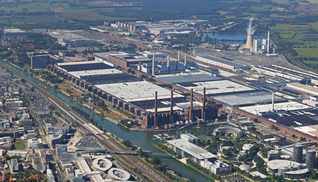 VW:s fabrik i tyska Wolfsburg. Foto: VW AG