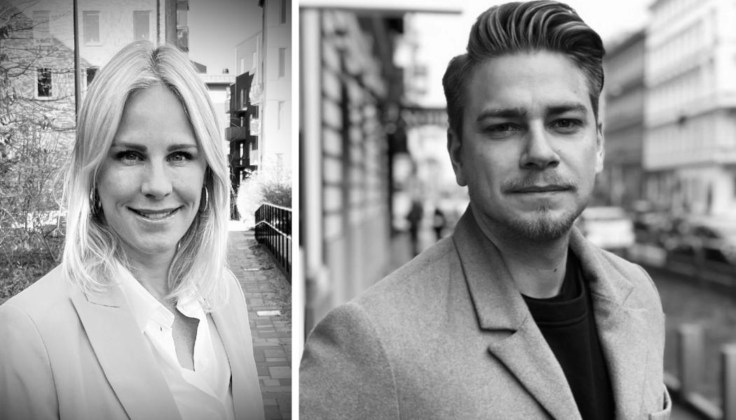 Filippa Billing Holst och Jonathan Andersson. Foto: Wolt