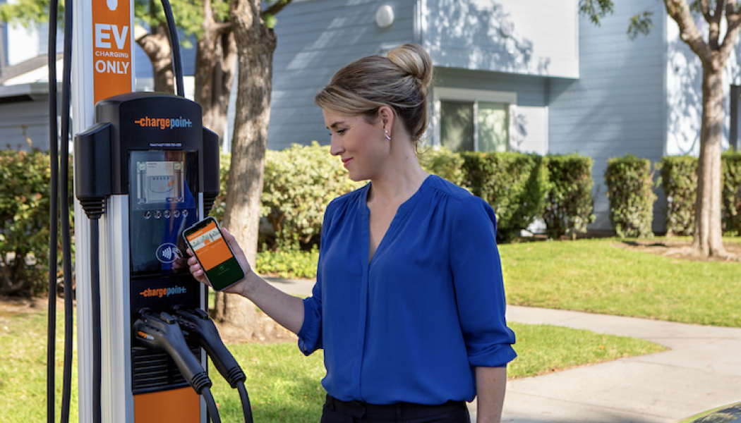 ChargePoint-nätverket har ökat med 200 procent sedan 2017. Foto: ChargePoint