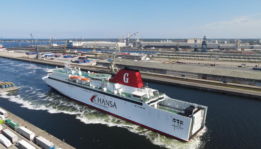Hansa Destinations går från tre till sex avgångar i veckan med avgångar från hamnarna Nynäshamn och Rostock. Foto: Port of Rostock