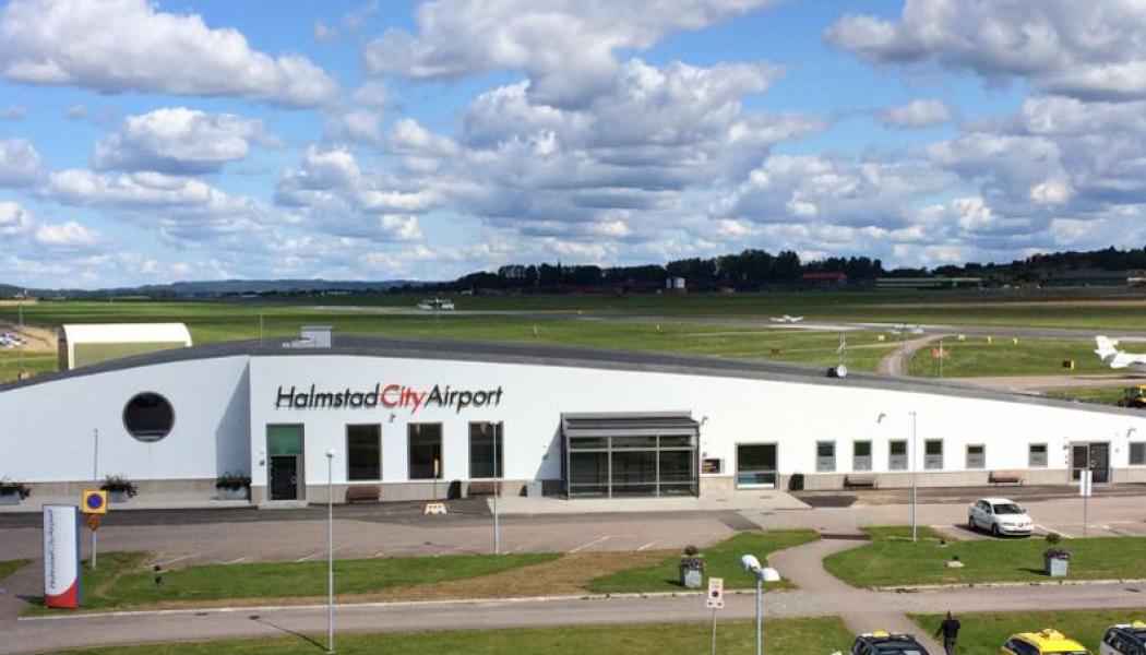 Utökat statligt driftstöd till Halmstad flygplats. Foto: Halmstad Airport