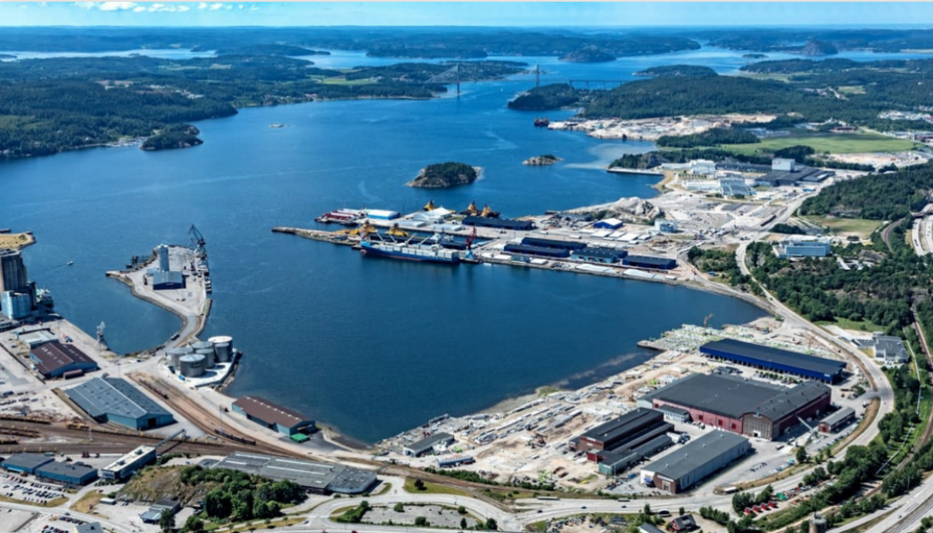 Uddevalla Hamn kommer att spara tid och öka kontrollen men nytt terminalsystem. Foto: Uddevalla Hamn