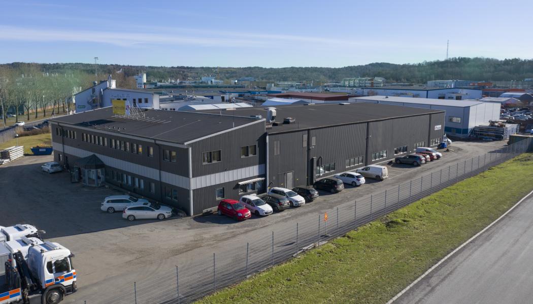 Derome Maskinuthyrning hyr 1 530 kvadratmeter i Revelops fastighet i Mölndal. Foto: Revelop
