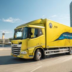 DAF Trucks ser tillbaka på ett utmärkt år. Nya rekord har satts, både i den europeiska marknadsandelen och produktionsvolymen. Foto: DAF Trucks