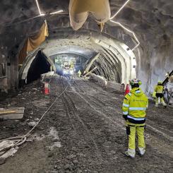 Den grävda tunneln under entréstråket i Liseberg
FOTO: Trafikverket/Håkan Holgén