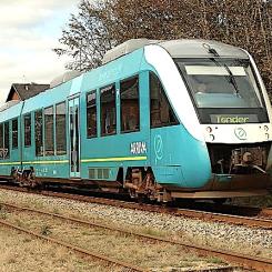 Arriva-tåg i Danmark. Även denna linje orsakade förluster för Deutsche Bahn. Foto Kredit Niels Karsdorp, Dh3201 / commons.wikimedia.org.