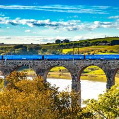 De nya tågen kommer att sättas i trafik på FirstGroups befintliga Hull Trains- och Lumo-linjer, samt på den nyligen annonserade rutten mellan London och Carmarthen. Foto: Hitachi Rail