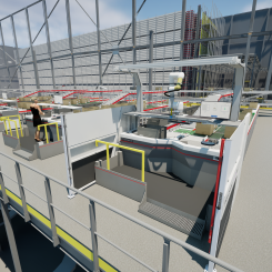 Ny automationslösning från TGW Logistics. Bild: OneMed