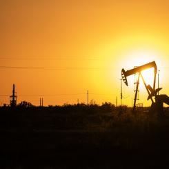 Eli Hartman/AP/TT: Ett oljefält i Midland, Texas, USA. Arkivbild