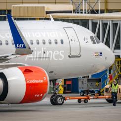 Johan Nilsson/TT: Ett SAS-plan redo för start från Malmö Airport.
