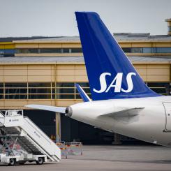 Johan Nilsson/TT: Förhandlingar mellan SAS-ledningen och piloterna pågick under hela dagen. Strax efter midnatt kom beskedet att förhandlingarna kommer att fortsätta. Arkivbild.