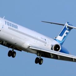 Johan Nilsson / TT: Kraftigt trafiklyft för Finnair i september. Arkivbild