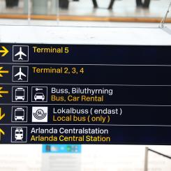 Ali Lorestani/TT: Arlanda flygplats hade nära 1,9 miljoner resenärer i september.