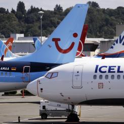 Elaine Thompson/AP/TT: Icelandair kommer att pensionera sin Boeing-flotta efter en affär med Airbus. Arkivbild.