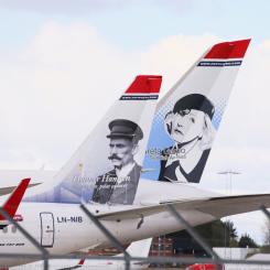 Ørn E. Borgen/NTB/TT: Två Norwegian-plan. Arkivbild.