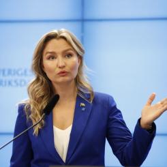 Caisa Rasmussen/TT: Energi- och näringsminister Ebba Busch (KD). Arkivbild.