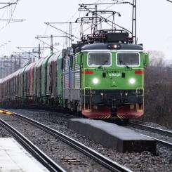 Johan Nilsson/TT: Godstågen från Green Cargo som ska ut på kontinenten står nu uppställda i Malmö. Arkivbild.