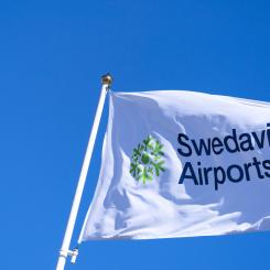 Johan Nilsson/TT: Antalet flygresenärer minskade svagt under januari jämfört med motsvarande månad i fjol, enligt ny statistik från Swedavia. Arkivbild.