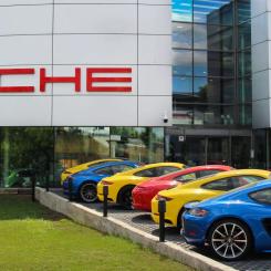 Porsche center i Moscow. Foto: Porsche