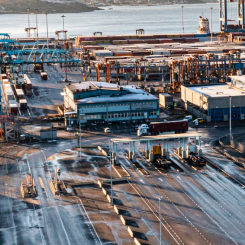APM Terminals tar emot sex nya pendlar från Insjön, Piteå och Falköping. Foto: APM Terminals