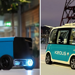 Leveransroboten Hugo och den självkörande minibussen ska nu testas tillsammans på Chalmers campus Johanneberg.
