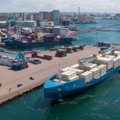Konventionellt styckegods i Helsingborgs Hamn visar rekordsiffror jämfört med 2019. Foto: Helsingborgs Hamn